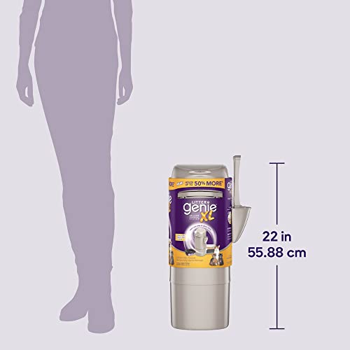 Cat Litter Waste Disposal System with 1 Jumbo Refill Bag F483183
