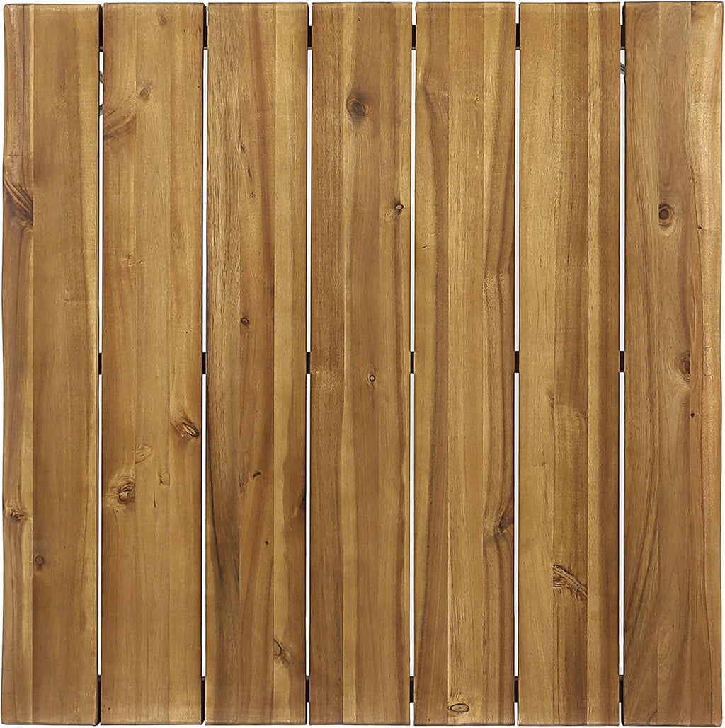 Teak Finish Acacia Wood Dining Table P971237