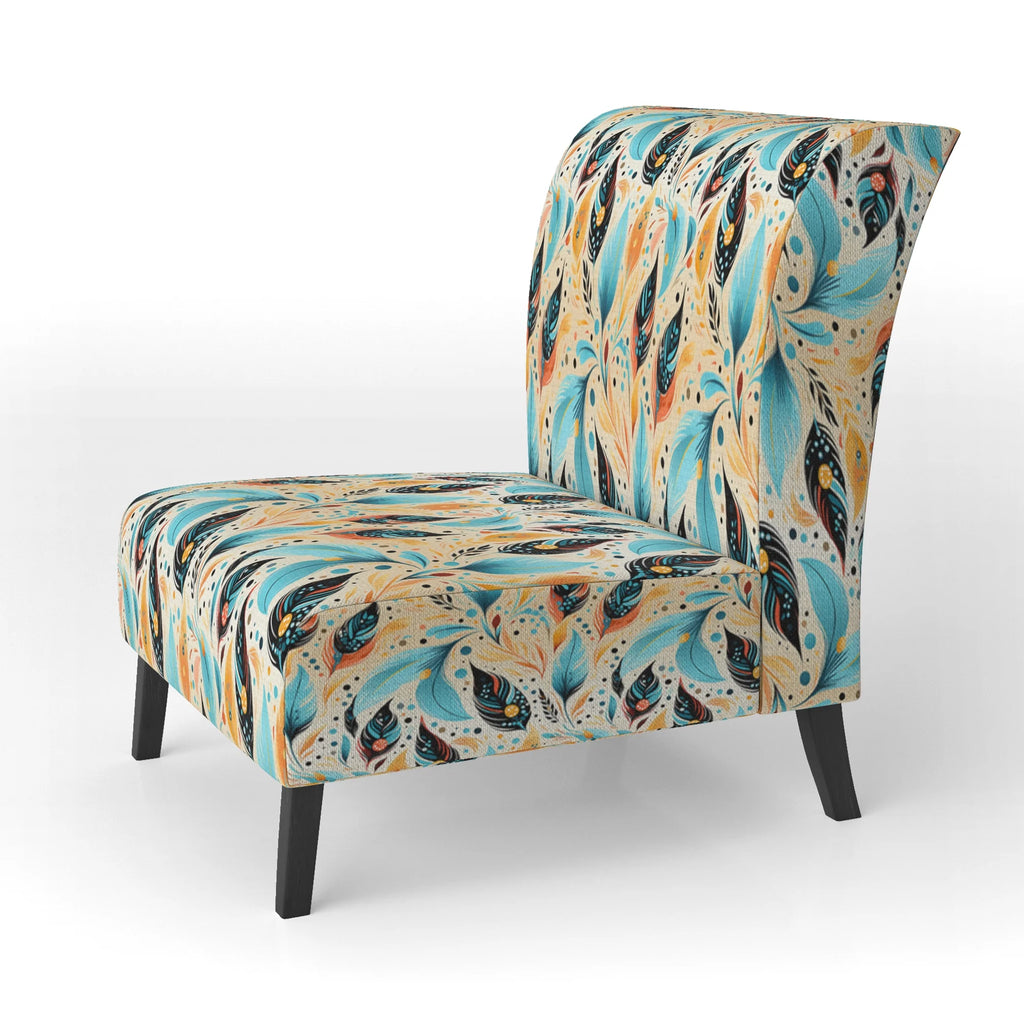 Upholstered Boho Accent Chair and Arm Chair C238062