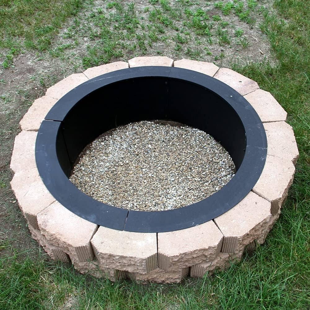 33 Inch Steel Fire Pit Ring W3718