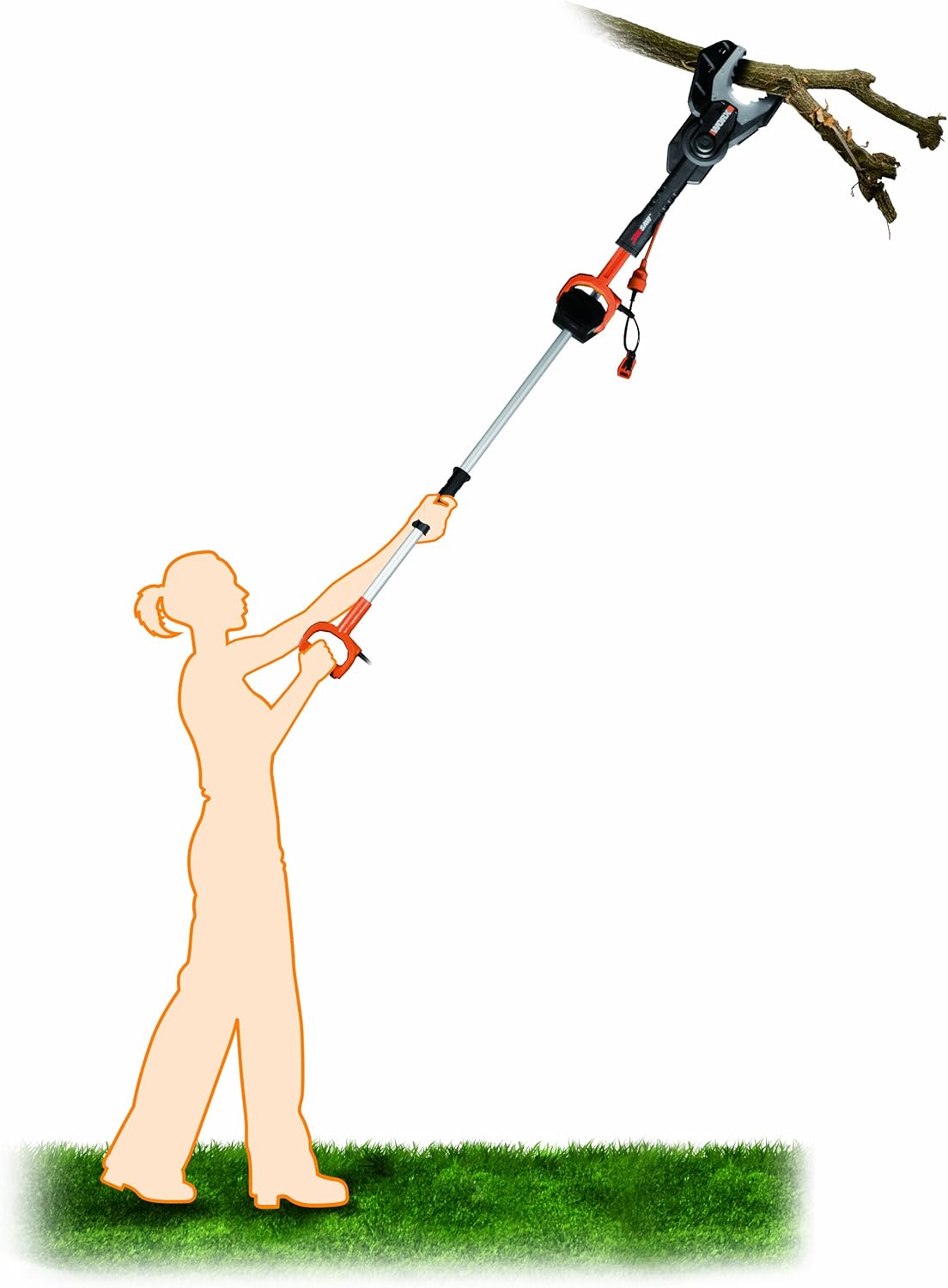 Extension Pole for Electric Chainsaws Pack of 2 U180931