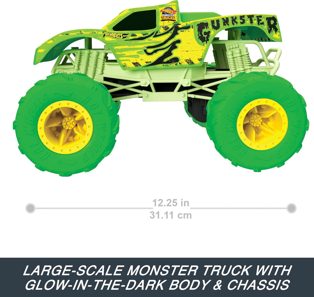 1:15 Scale Remote-Control Monster Truck with Glow in The Dark Tires S7811