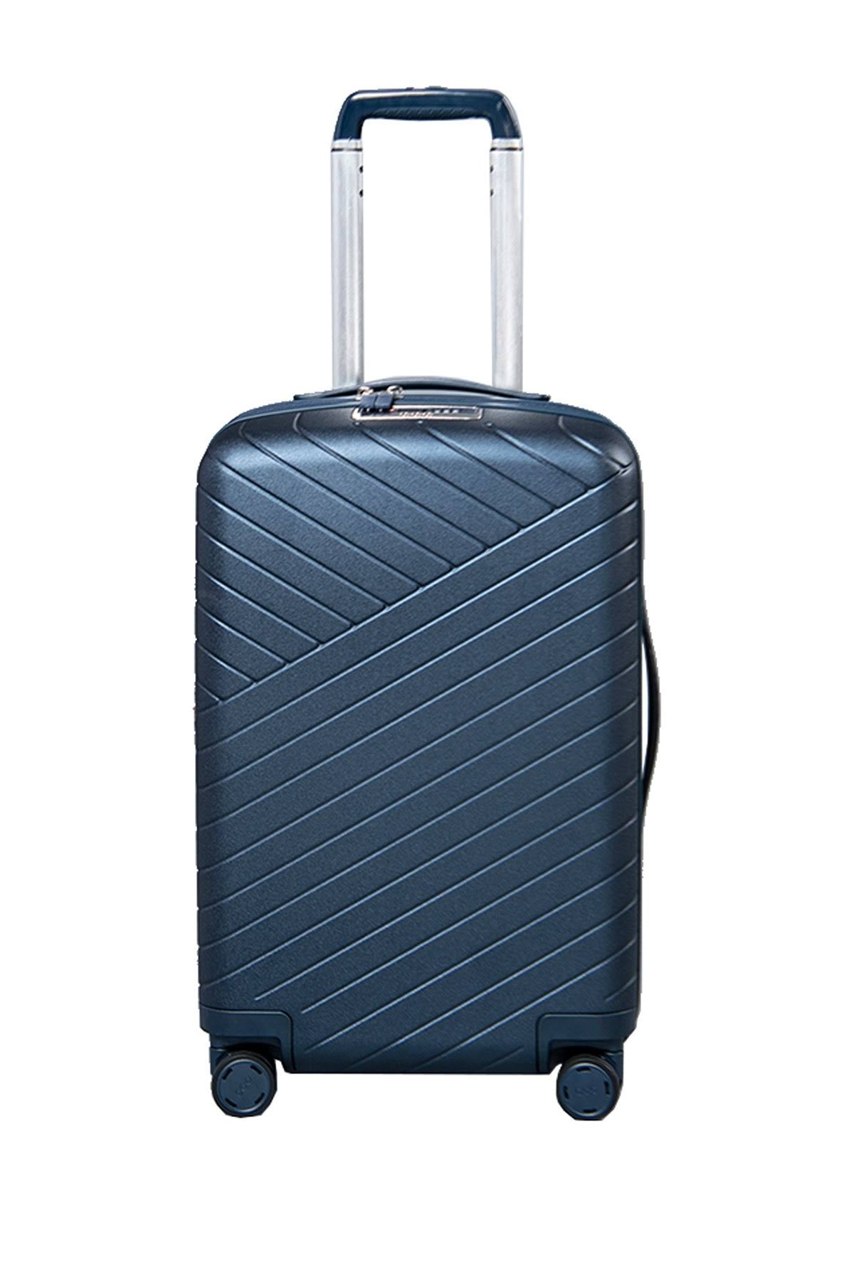 22x22 Expandable Carry-On Spinner with Removable Battery - Navy R46130