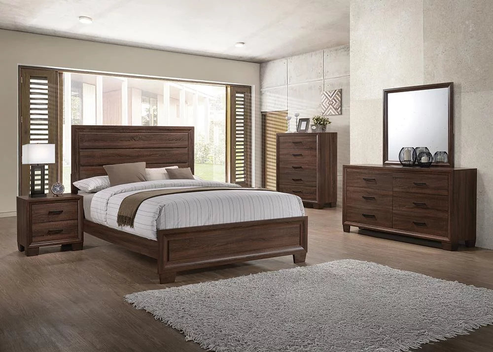 Medium Warm Brown Bedroom Set T357
