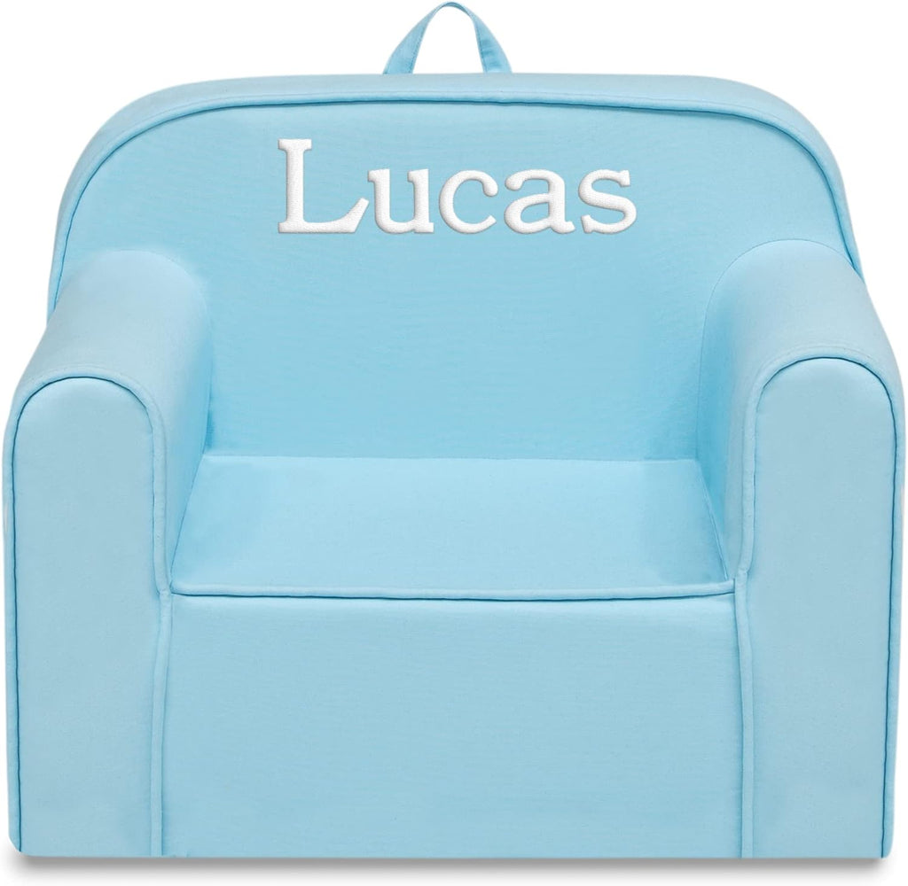 1 Seater Foam Toddler Couch with Removable Cover, Pink and White N262499