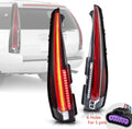 LED Smoked Taillights with Red Turn Signal U467