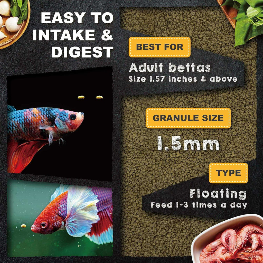 Betta Fish Food Shrimp Patties O4929