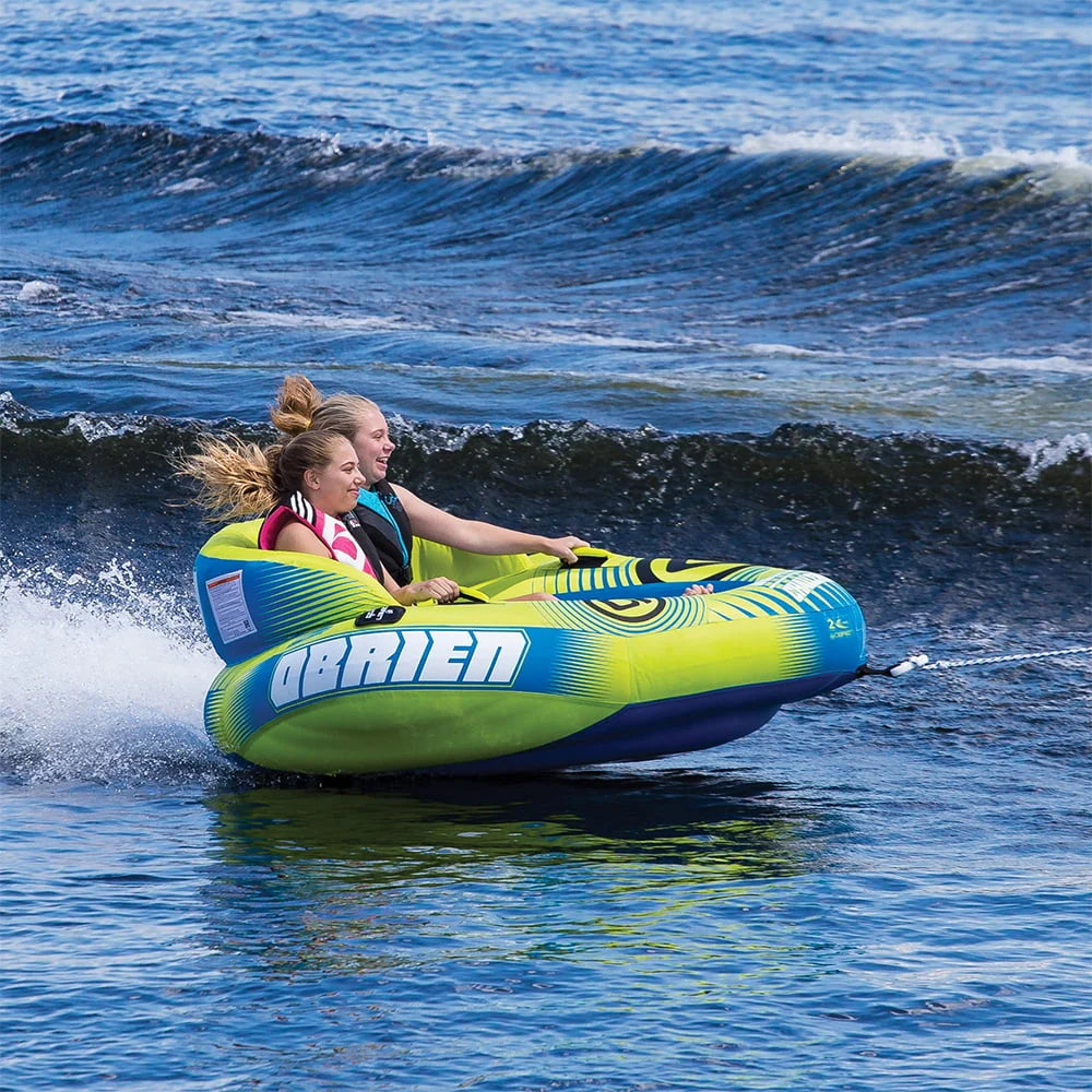 Green 2 Person Inflatable Towable Tube E39805