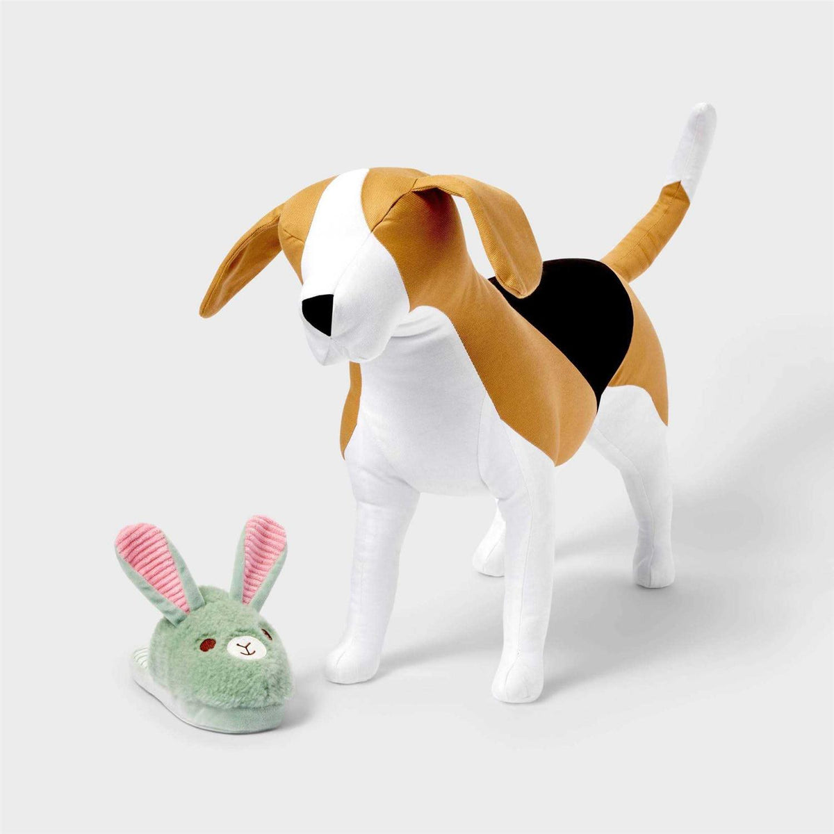 Bunny Slipper Dog Toy U365