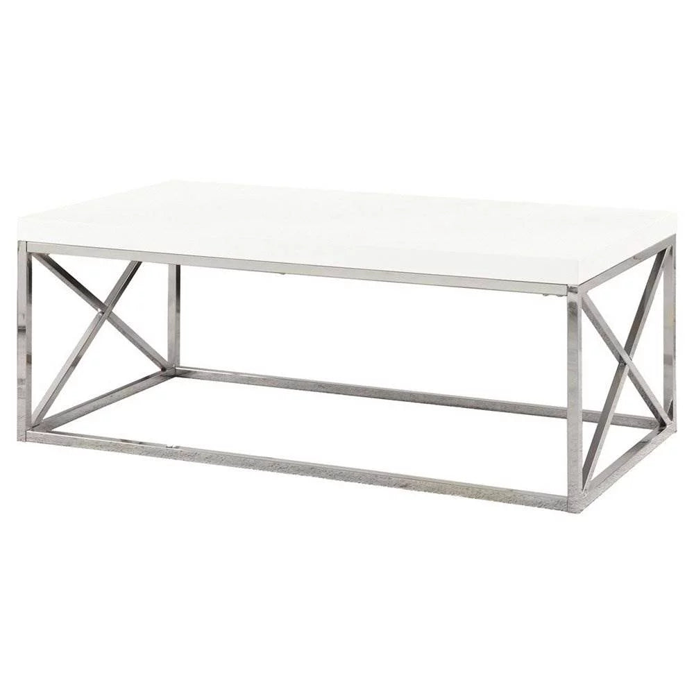 Glossy White Laminate Coffee Table B5957