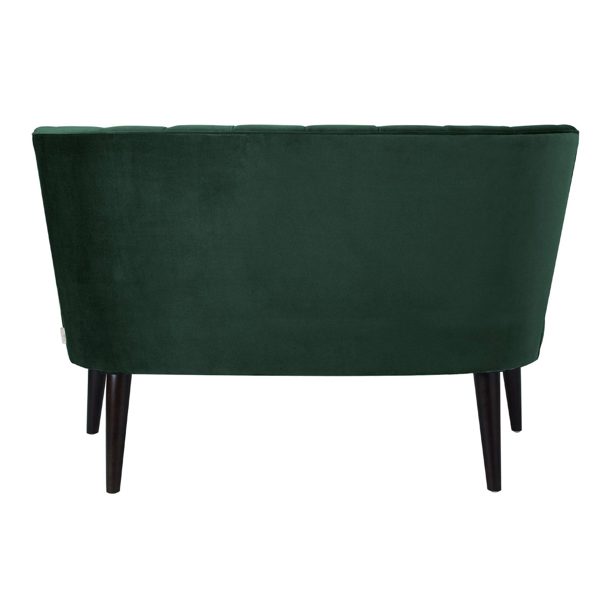 Orange Tufted Settee I870