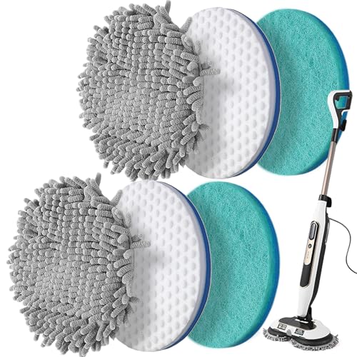 6 Packs Steam Mop Pads Replacement Washable Pad H1510