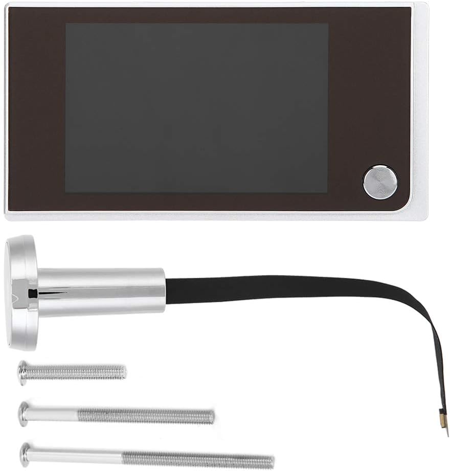 Video Doorbell 3.5 Digital LCD Security Camera 120 Degree Peephole Viewer U91371
