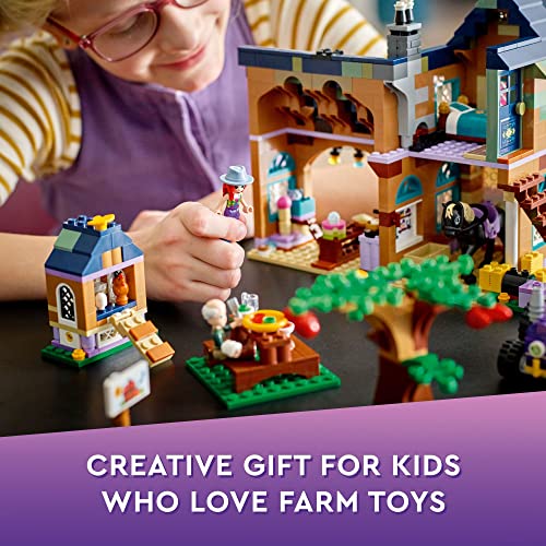 Organic Farm House Set with Toy Horse, Stable, Tractor and Trailer plus Animal Figures S285574