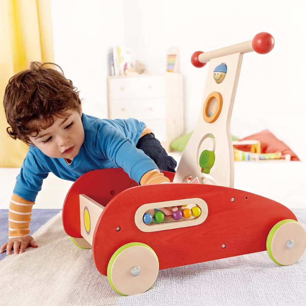 Toddler Push & Pull Toy Walker Cart with Blocks (2 Pack) X3482