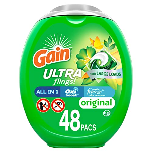 Original Scent Liquid Laundry Detergent Pacs, 48 Count C499179