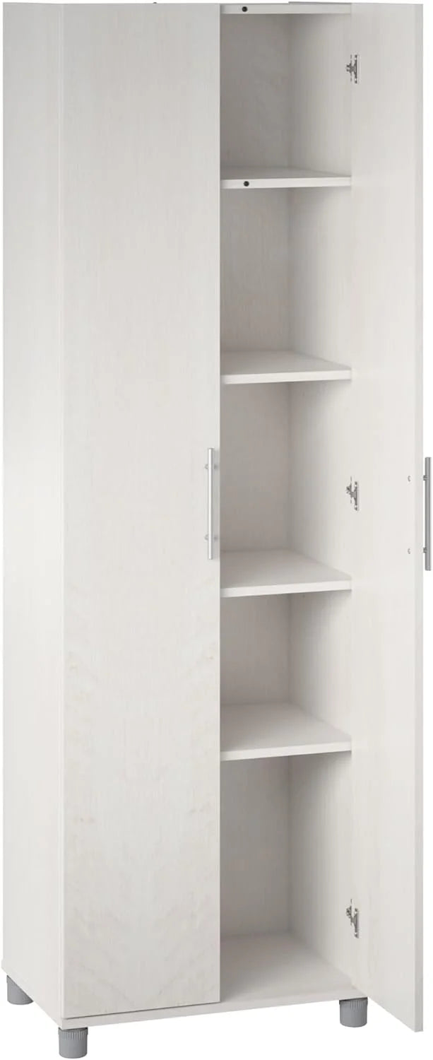 24" Utility Storage Cabinet in Ivory Oak W318