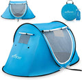 Sky Blue 2 Person Pop Up Tent with Carrying Bag G148534