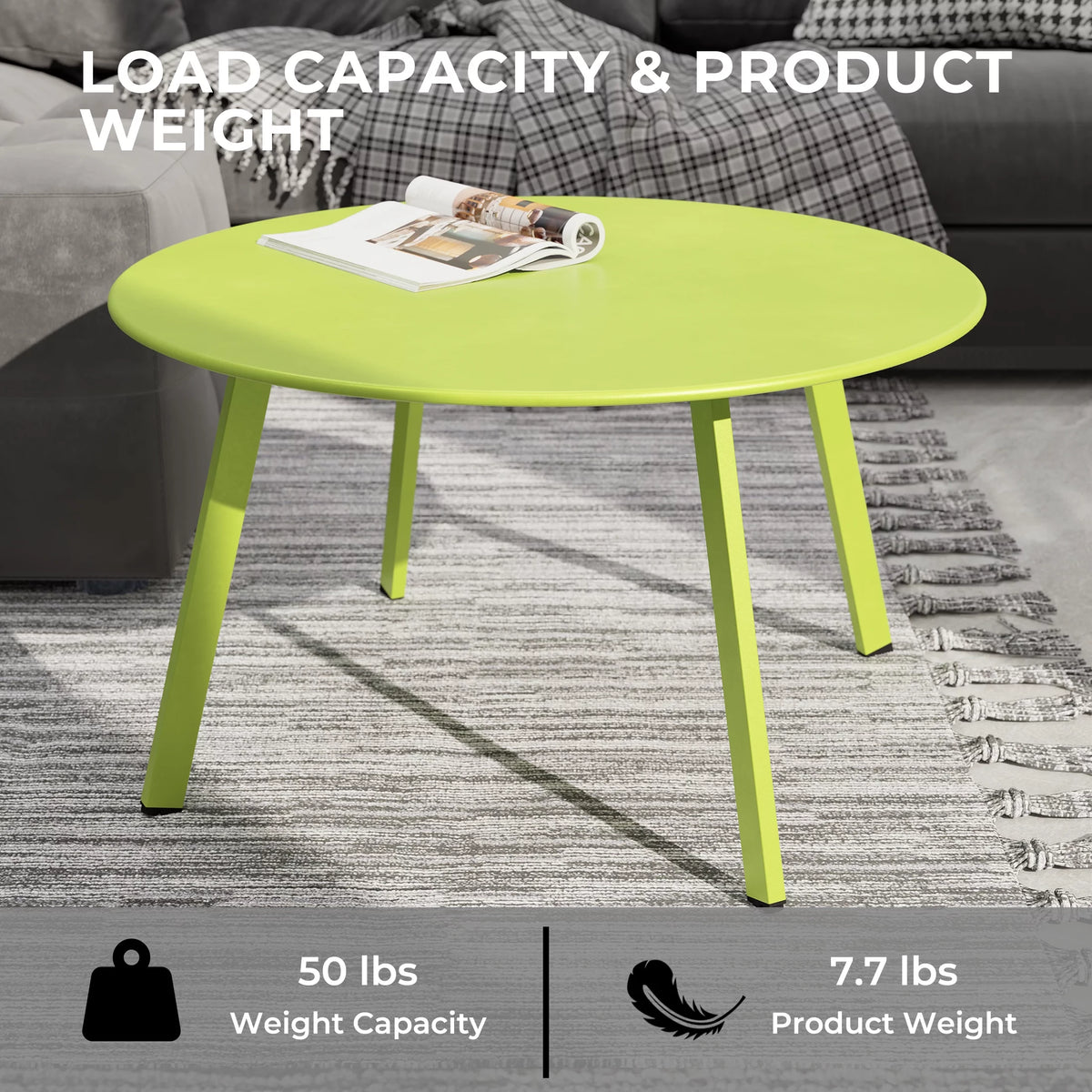 Round Steel Outdoor Coffee Table F34167