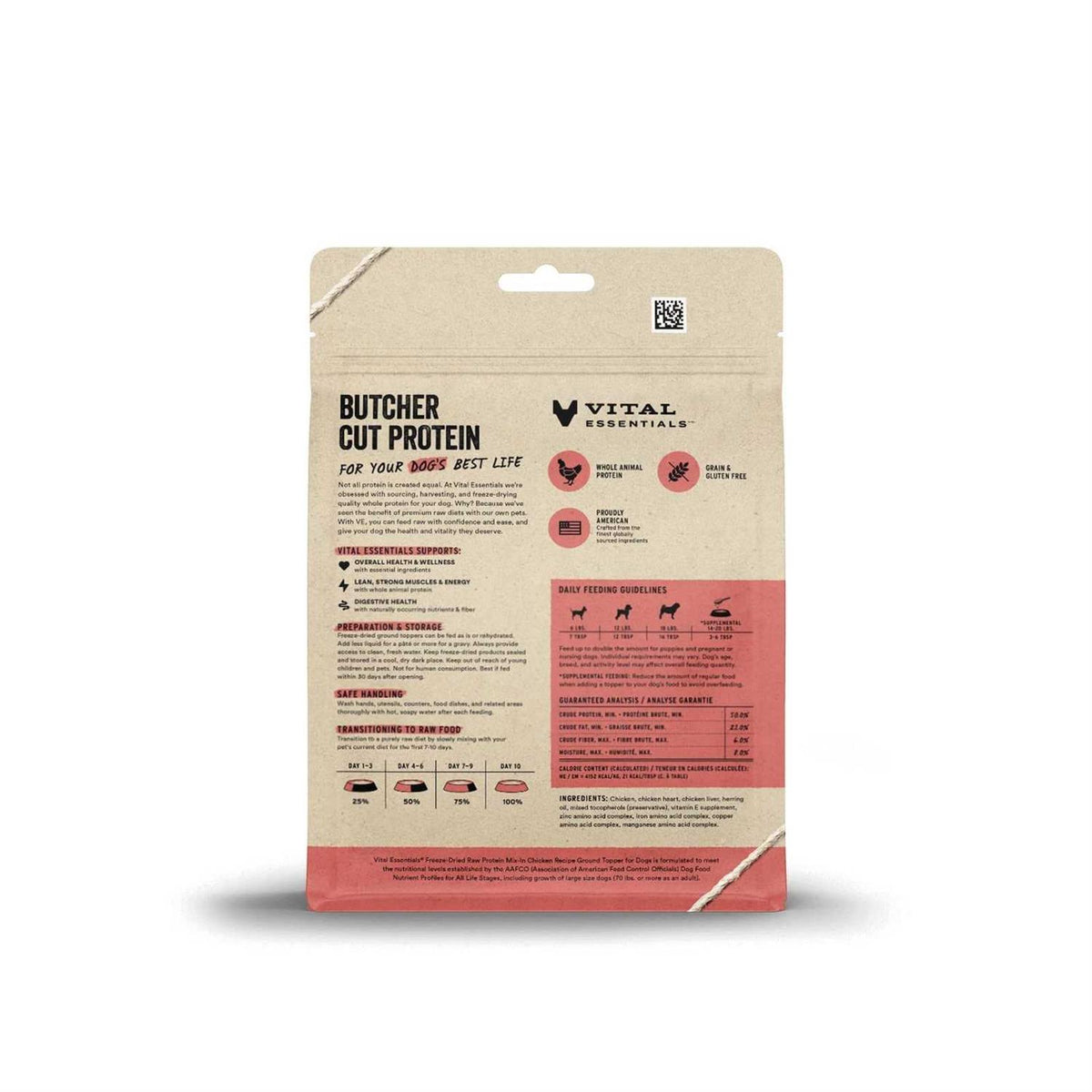 Freeze-Dried Raw Ground Chicken Topper J2634