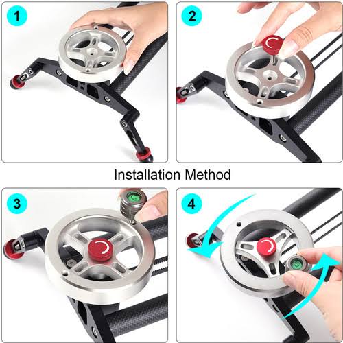 Carbon Fiber Camera Slider with Flywheel P65697