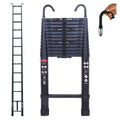 Telescoping Ladder 16.4ft Aluminum 13 Steps 330lbs Max Capacity T19001