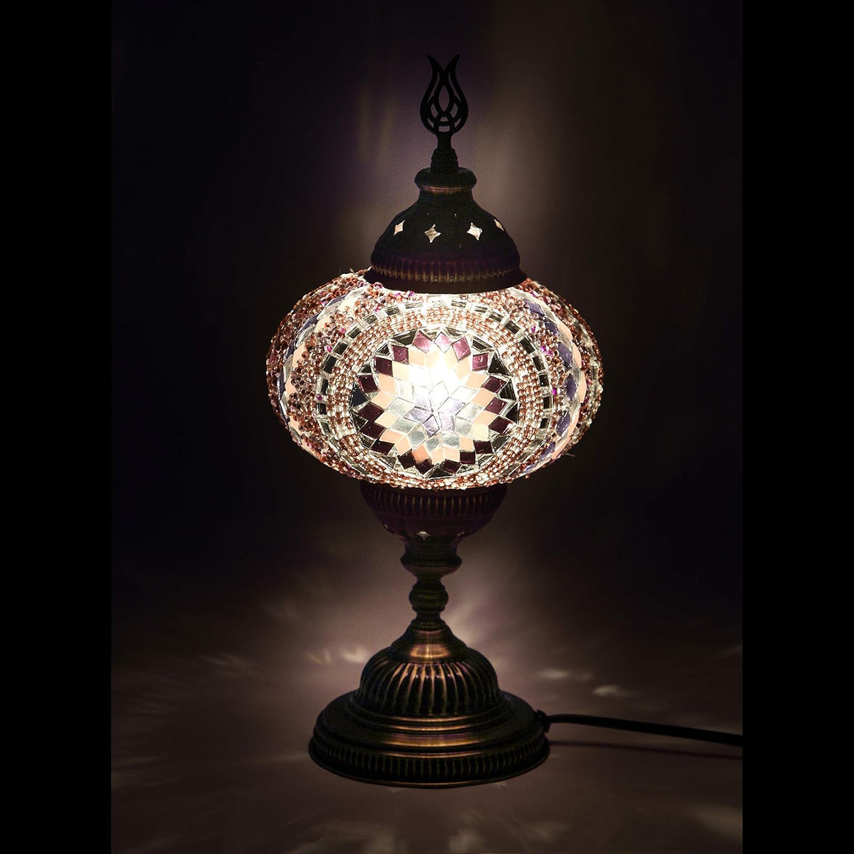 Handmade Turkish 7 Globes Mosaic Wall Light X8470