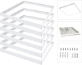 2x2 FT Surface Mount Kit for LED Flat Panel Light - Aluminum 24x24 inch Ceiling Frame Kit K367999