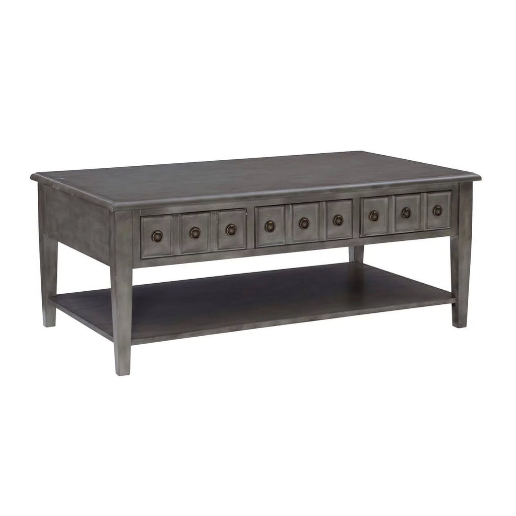 3-Piece Coffee Table Set with 2 Accent Tables in Gray G666