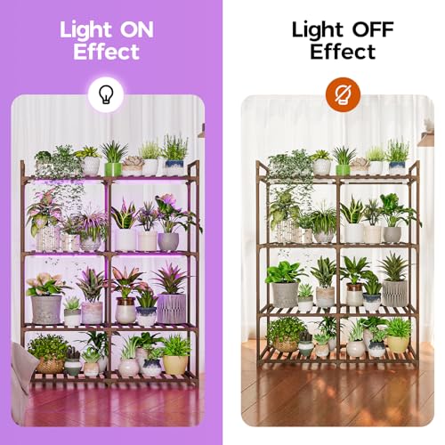Tall Wood Plant Stand for Multiple Plants Z9610