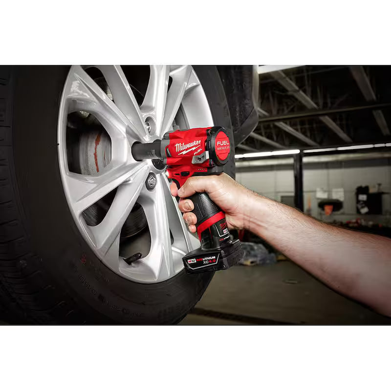 12V Brushless Cordless 3/8 in. Impact Wrench Kit with 6.0Ah Battery W45972