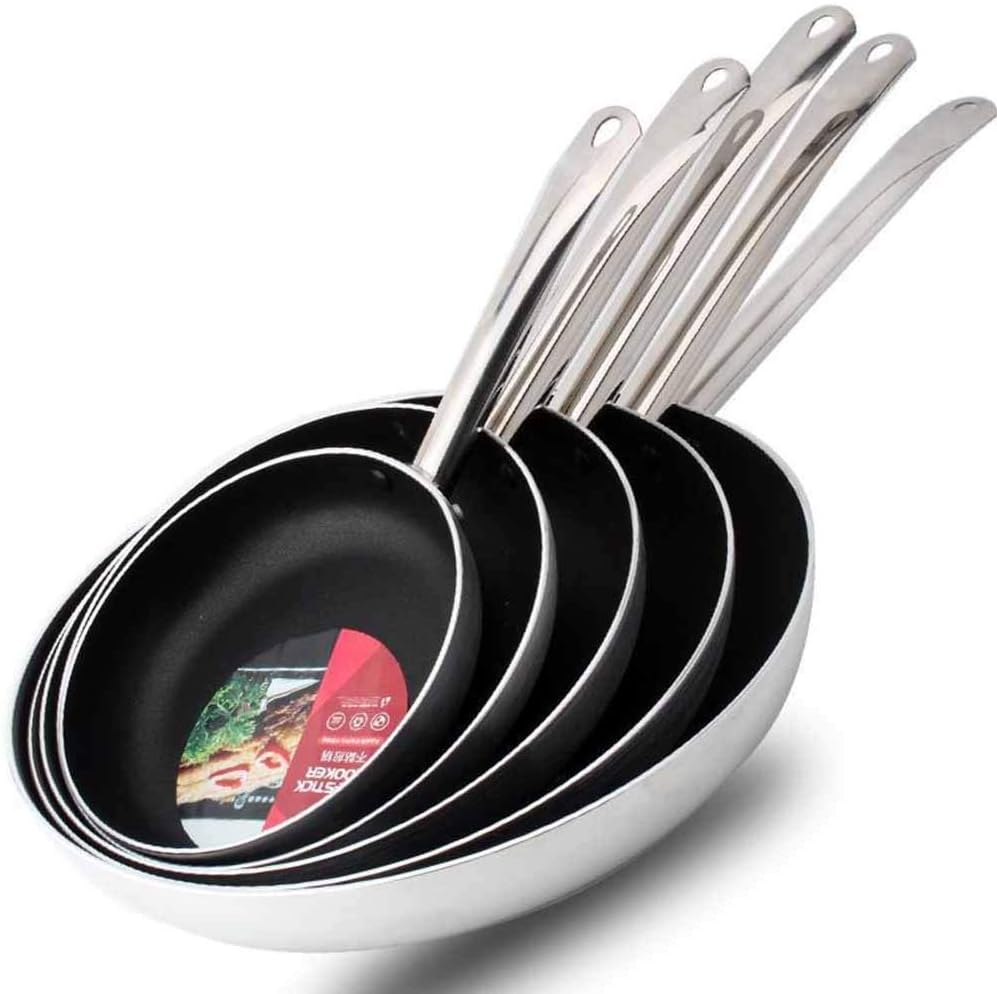 Mini Non-Stick Aluminum Frying Pan Black 24CM E8046