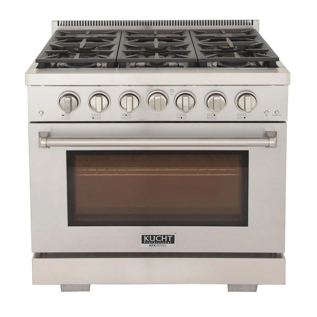 36" Stainless Steel Propane Gas Range with Oven T867