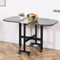 Solid Wood Drop Leaf Folding Dining Table E209380
