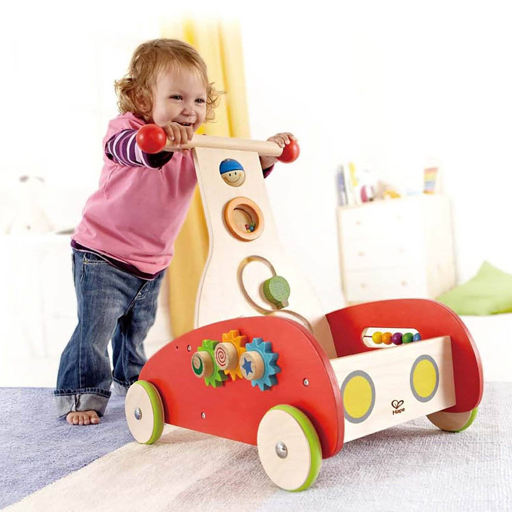 Toddler Push & Pull Toy Walker Cart with Blocks (2 Pack) X3482