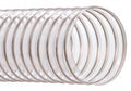 Clear Wire Reinforced Thermoplastic Polyurethane Duct Hose, 4x22 ID, 25 ft M24383