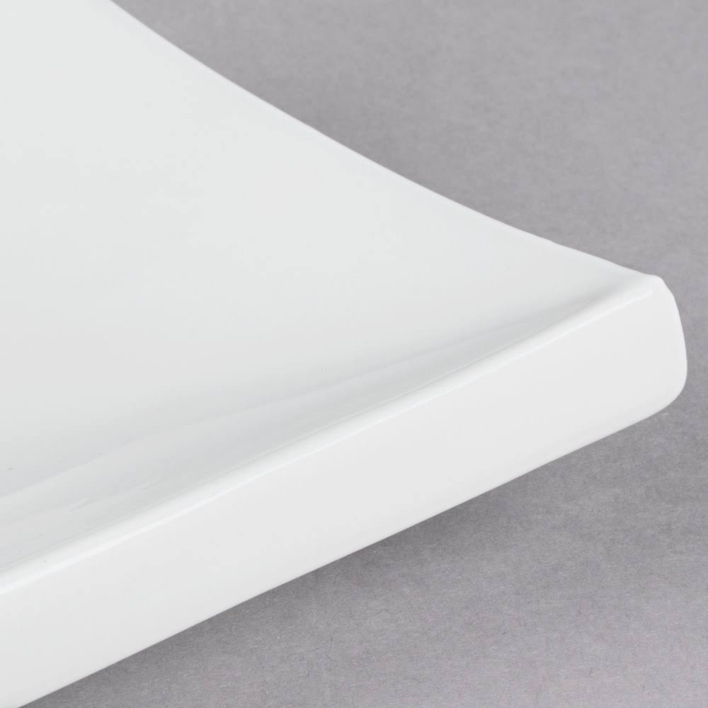 Porcelain Rectangular Thick Platter 11-1/2in. x 5-1/4in. O976