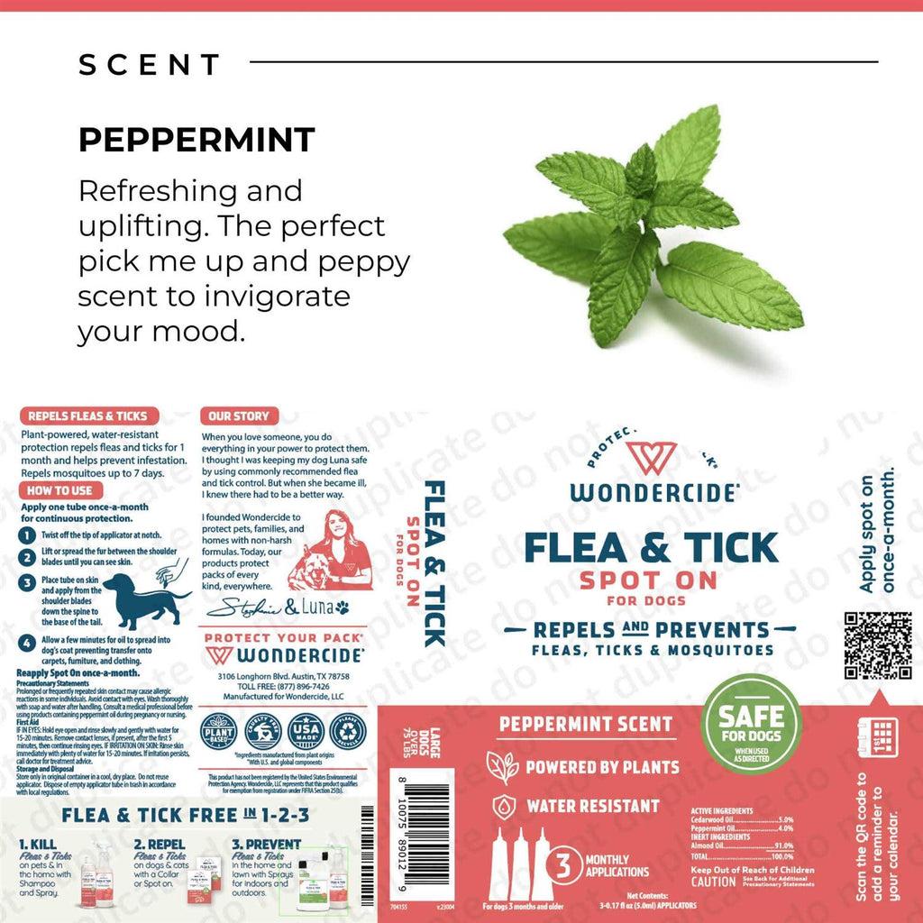 Flea & Tick Spot On for Dogs U93212