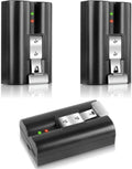 3-Pack Lithium-ion Batteries 6040mAh with Easy Release Design P8727