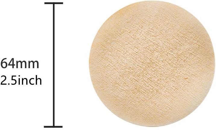 400Pcs Unbleached Brown Round Paper Coffee Filter A823308