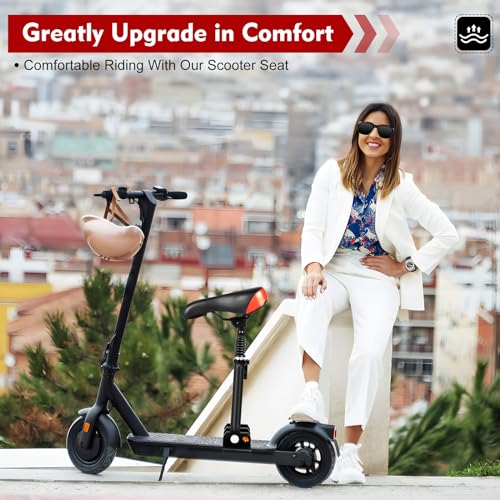 Adjustable Scooter Seat with Foam Cushion F7852