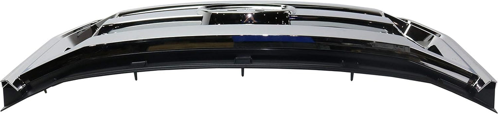 Chrome Shell/Textured Black Insert Three Bar Style Grille Assembly C844
