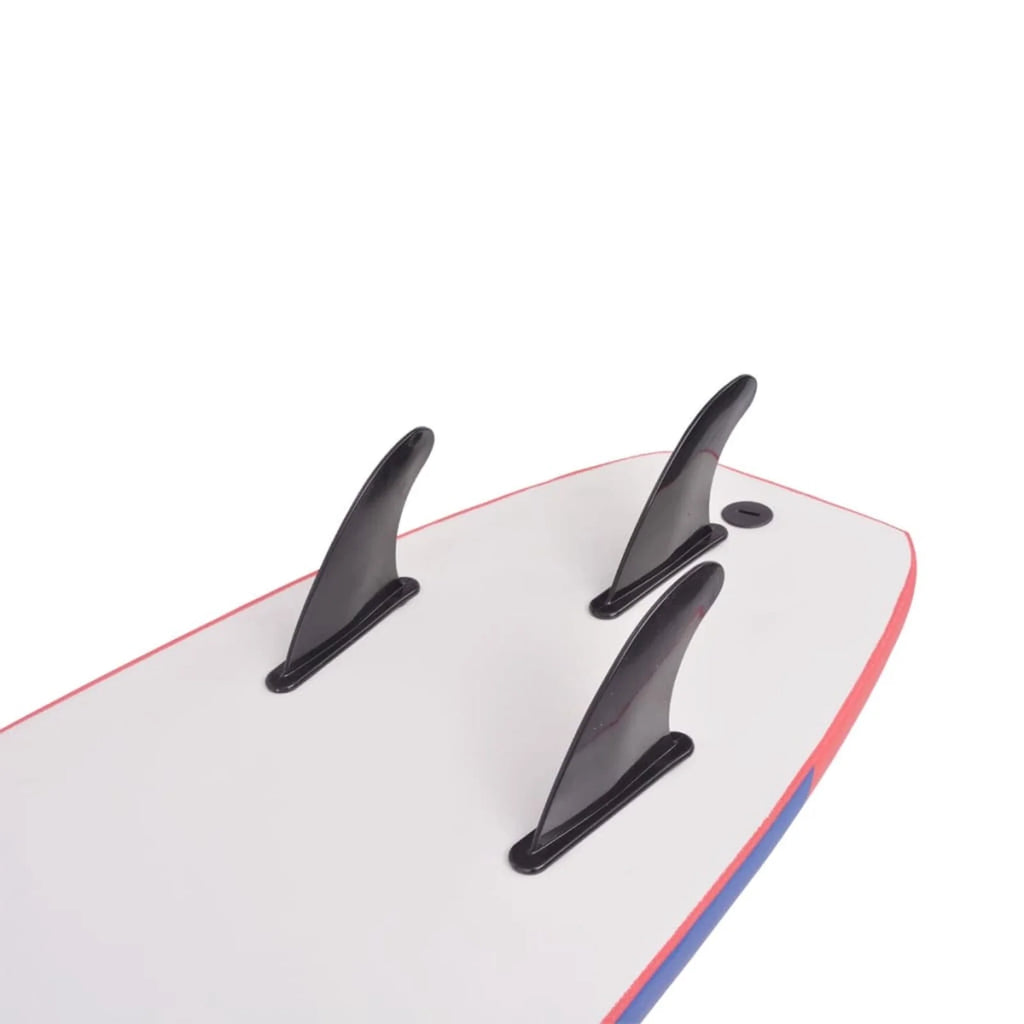 Blue and Red Surfboard E386
