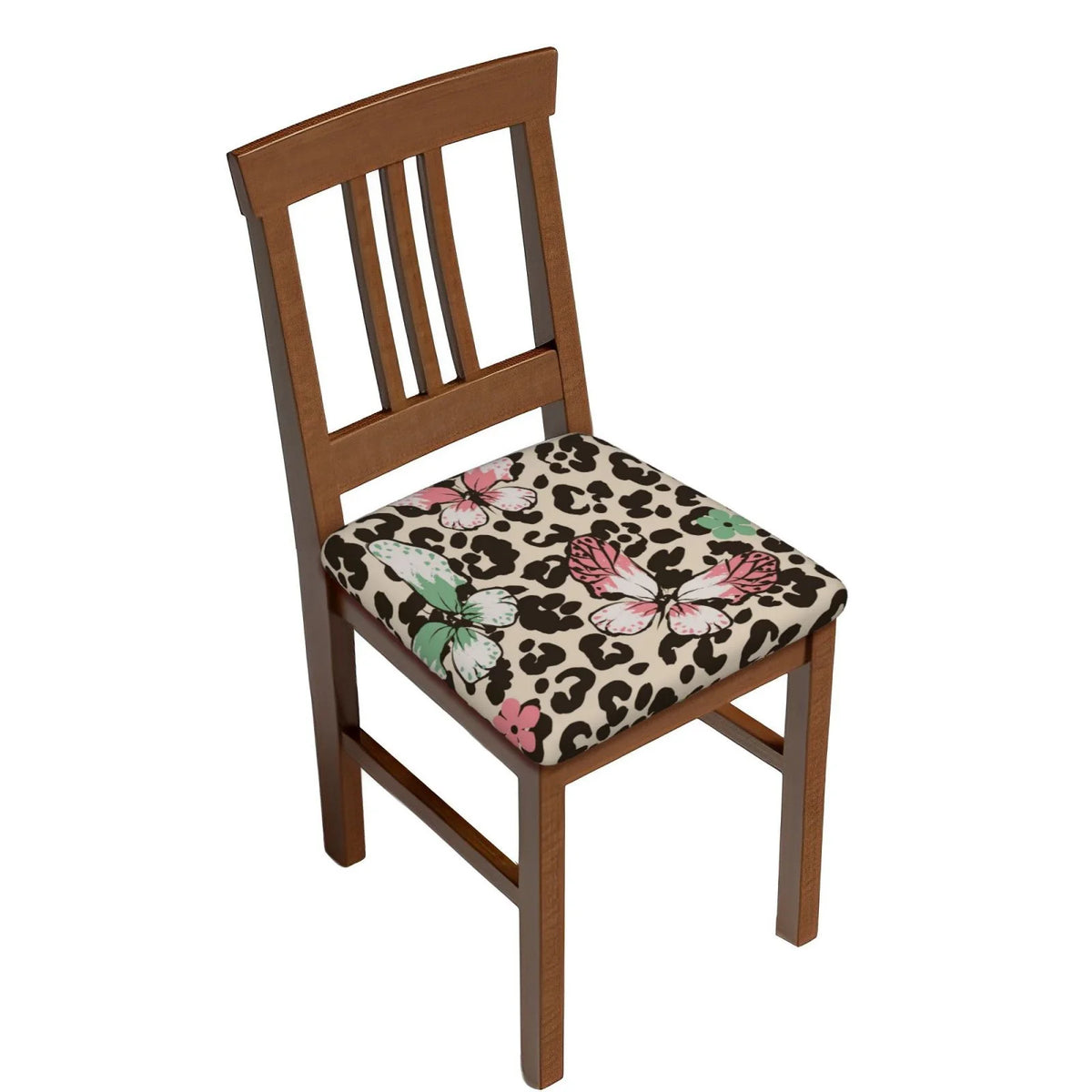 Leopard Dots Print Stretch Dining Chair Seat Covers D764