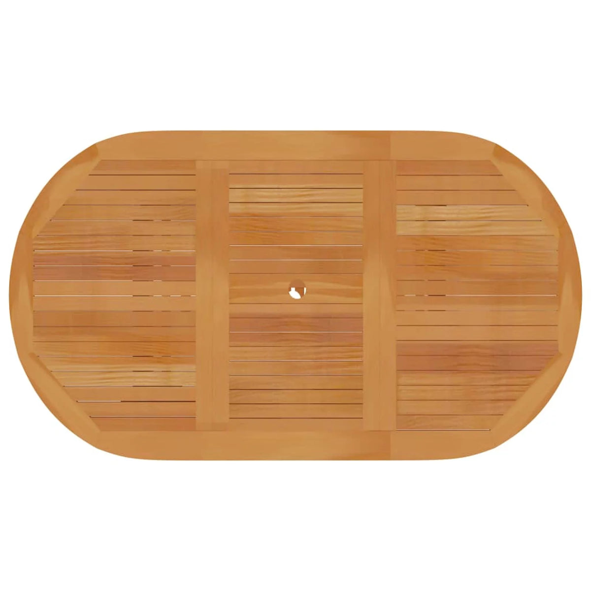 Wooden Outdoor Dining Table with Umbrella Hole A4619