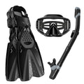 Snorkel Set with Diving Mask, Trek Fin, Dry Top Snorkel Z518