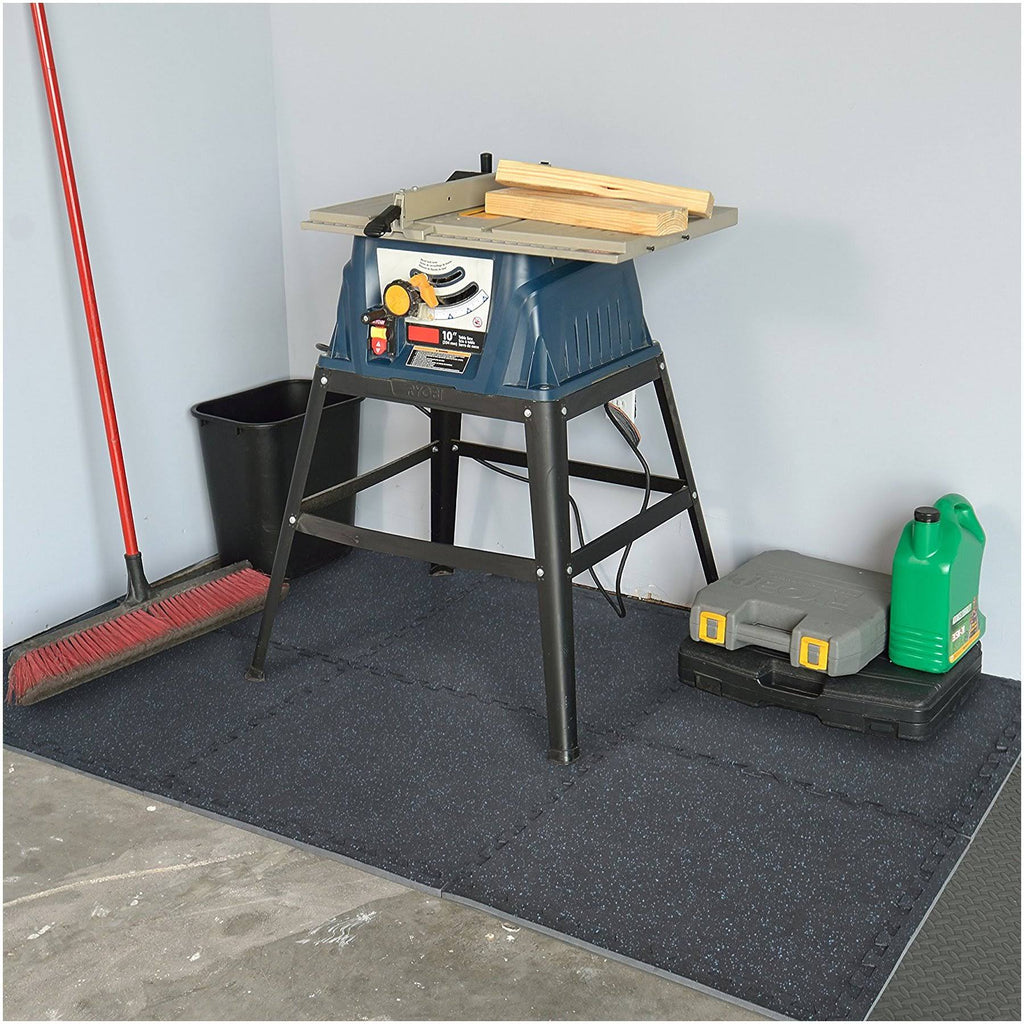 24x22 Interlocking Puzzle Mat (6 Piece) Recycled Rubber X444586