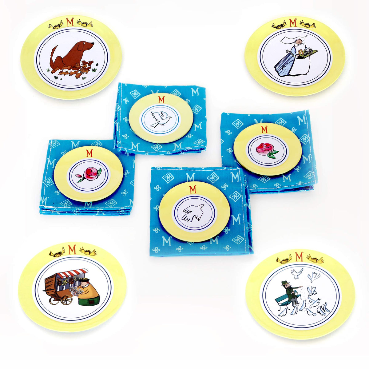 24 Piece Tin Tea Set N710267