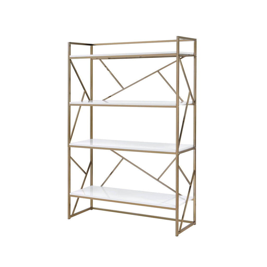 Modern Metal 4 Shelf Bookcase X94842