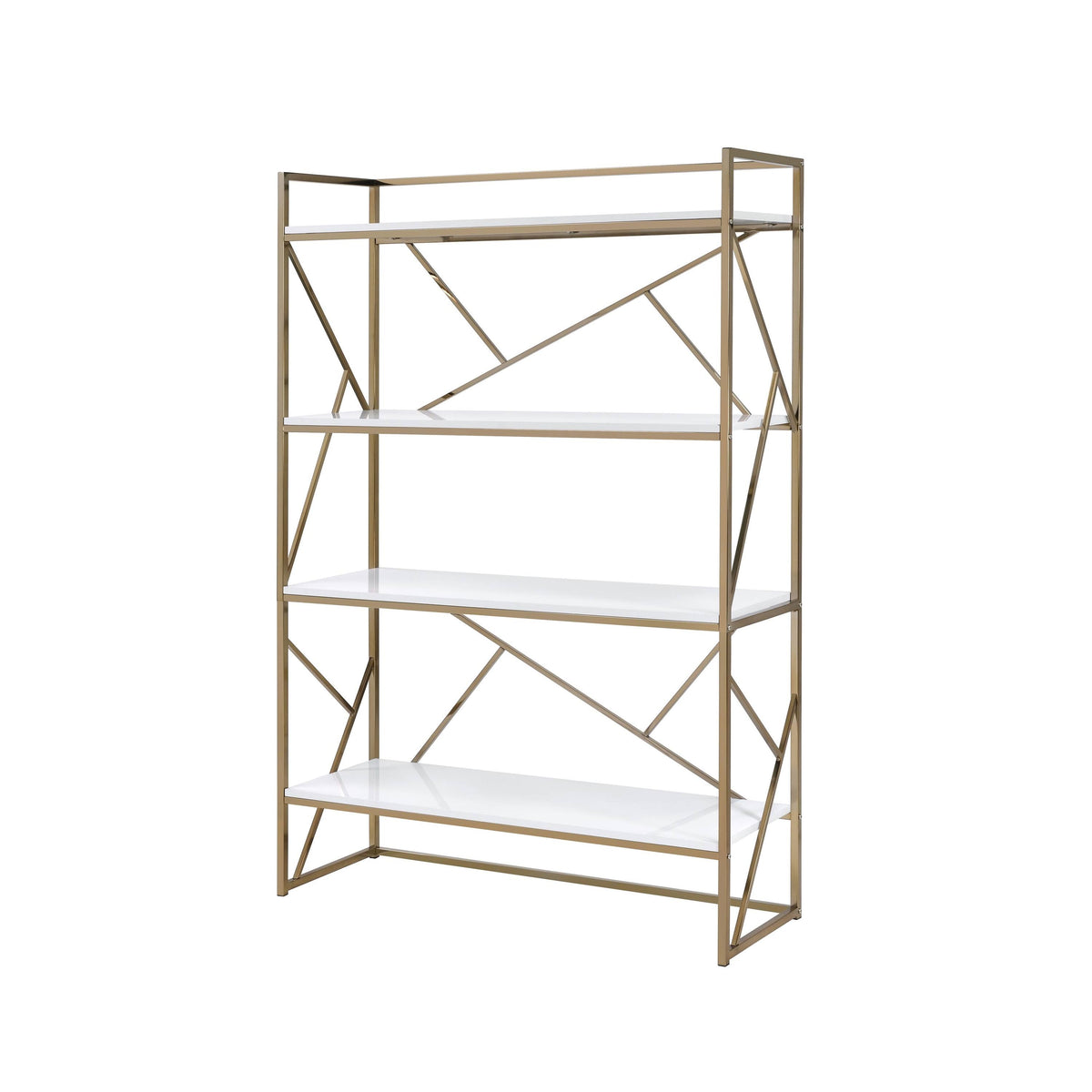 Modern Metal 4 Shelf Bookcase X94842